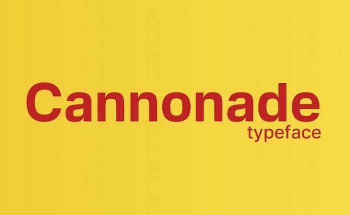 Cannonade Sans Serif Font