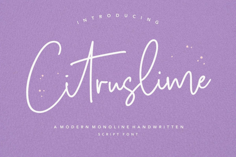 Citruslime-Font