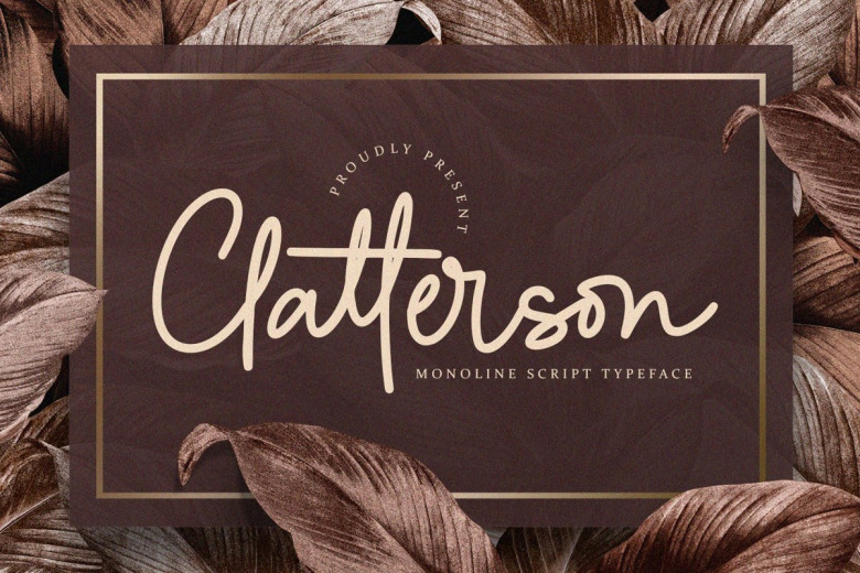 Clatterson-Typeface