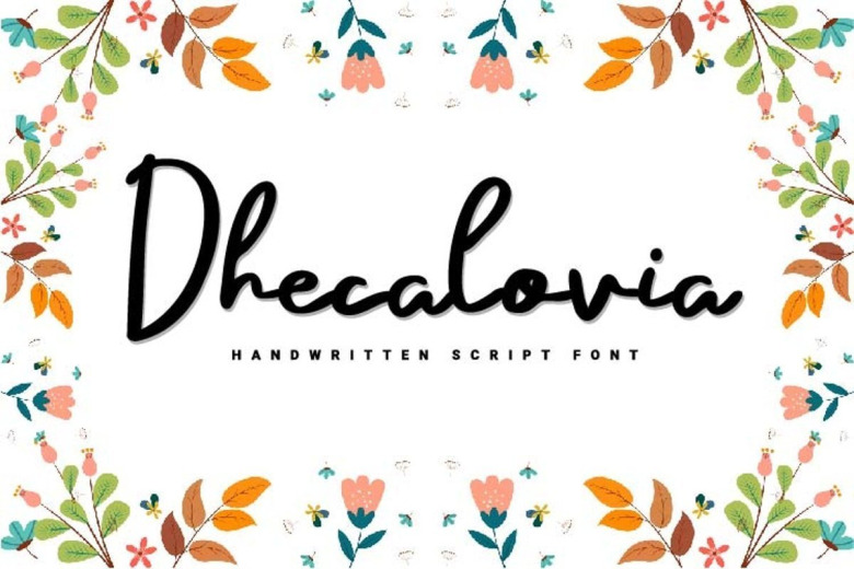 Dhecalovia-Font