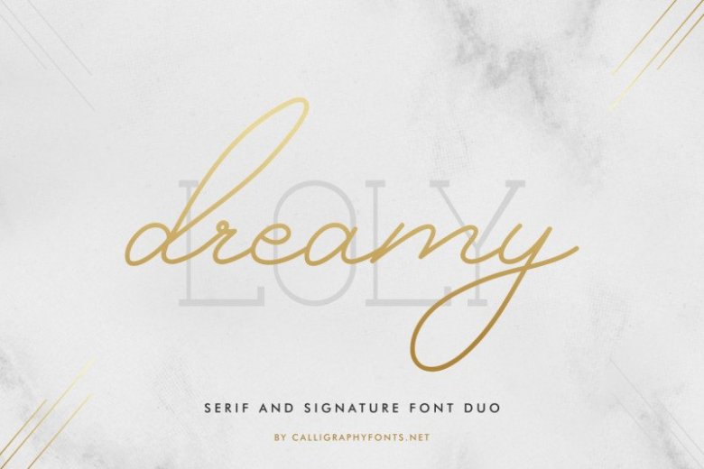 Dreamy loly Font Duo