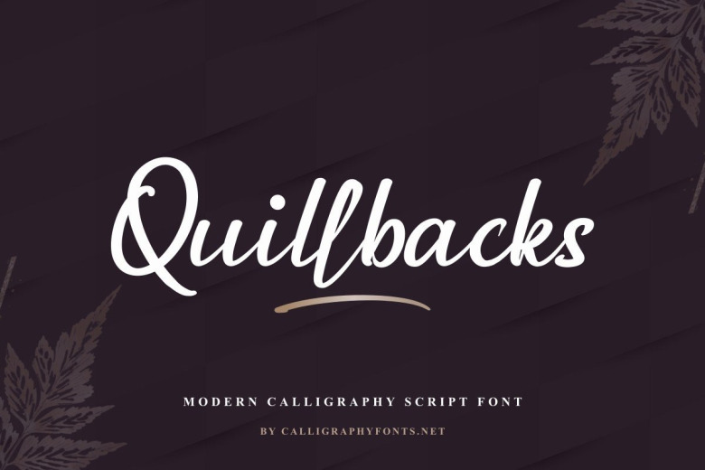 Quillbacks-Font