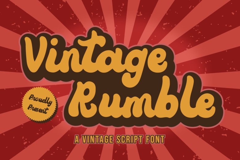 Vintage-Rumble-Font