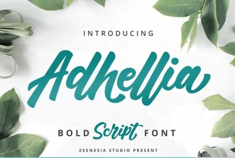 adhellia-script-font