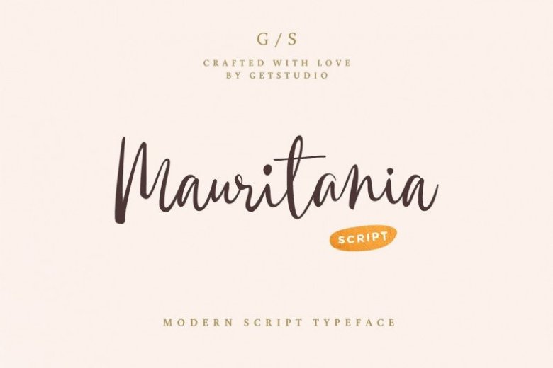 mauritania-handwritten-font