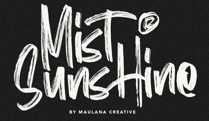 mist-sunshine-brush-font-66