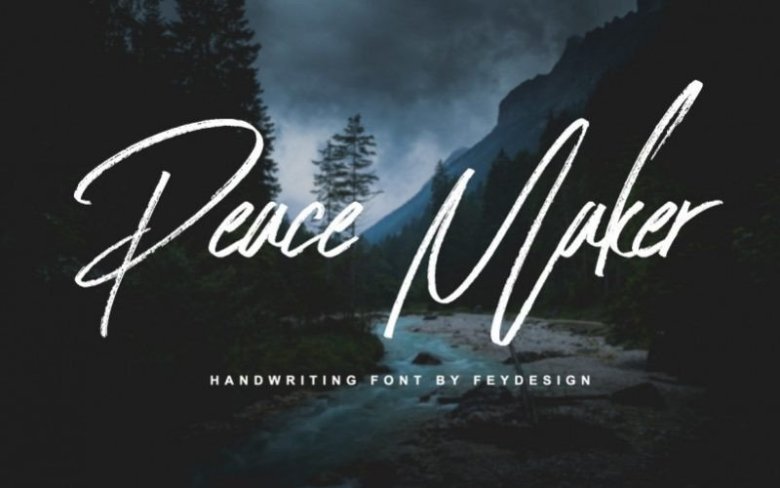 peace-maker-brush-font