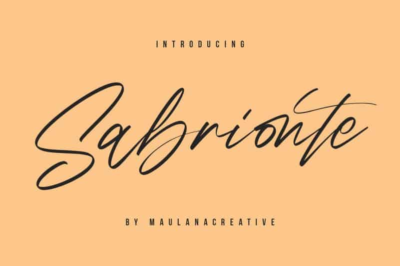 sabrionte-script-font