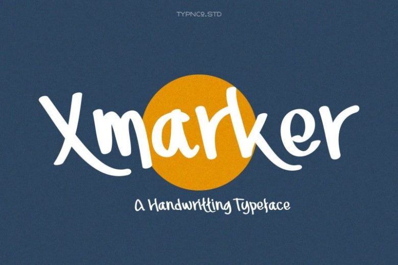 xmarker-script-font-66