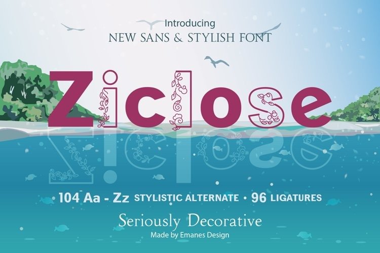 ziclose-font