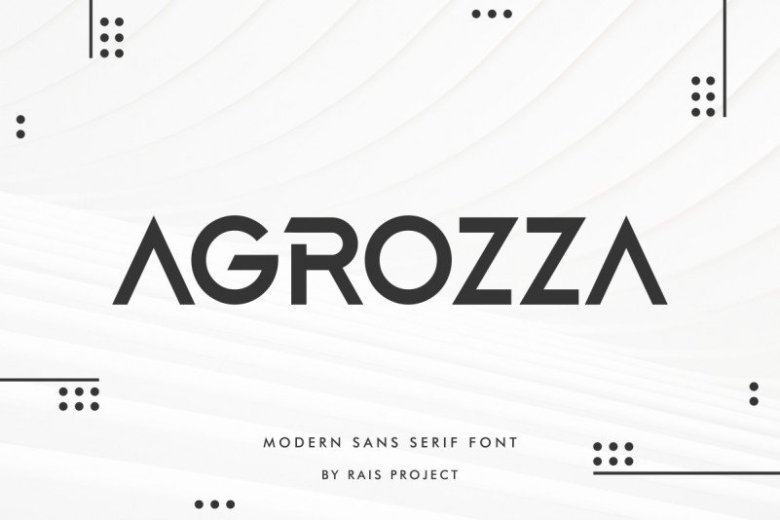 AGROZZA Display Font