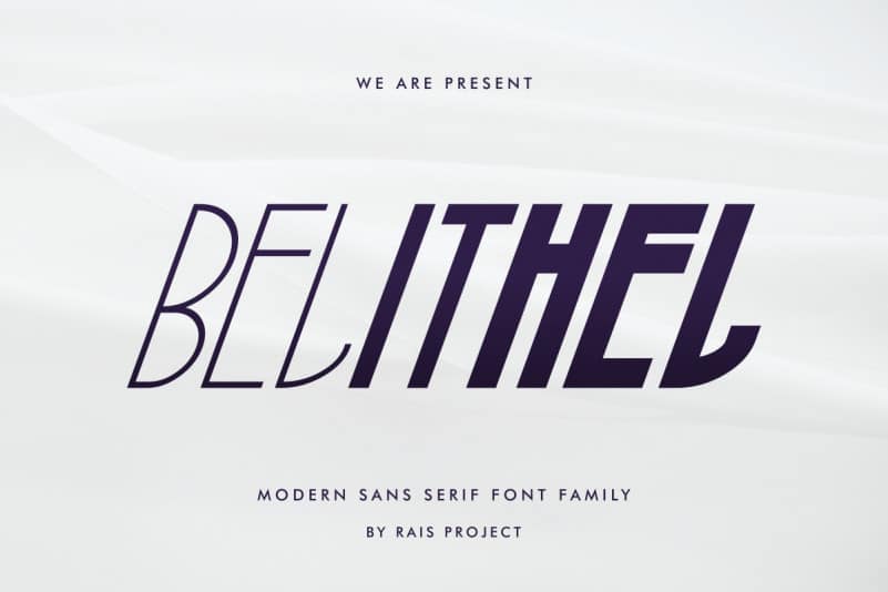 Belithel Sans Serif Font