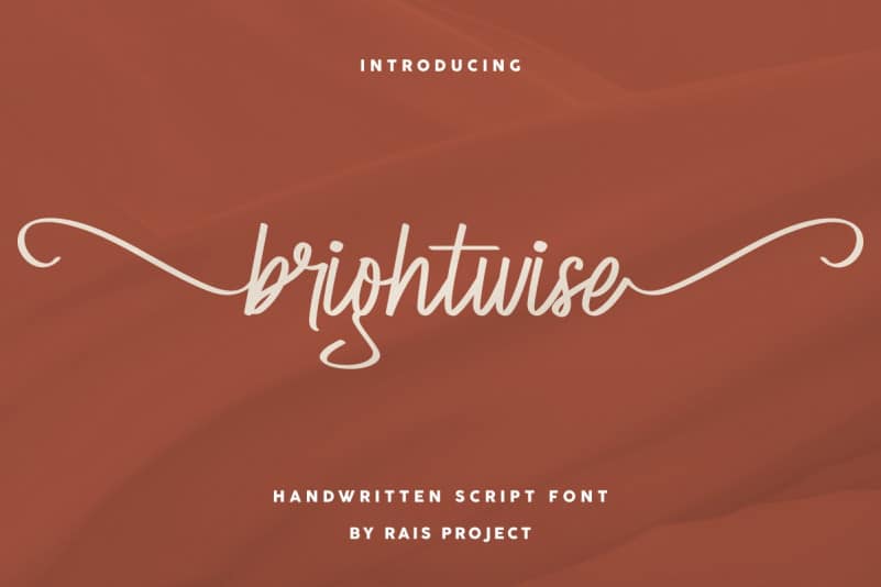 Brightwise Handwriting Font