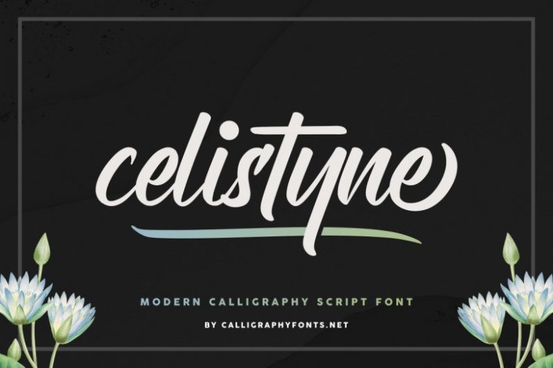 Celistyne Script Font