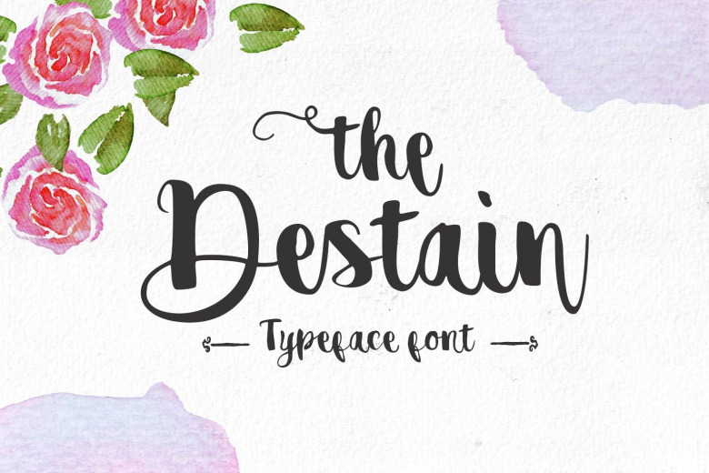 Destain Handwriting Font