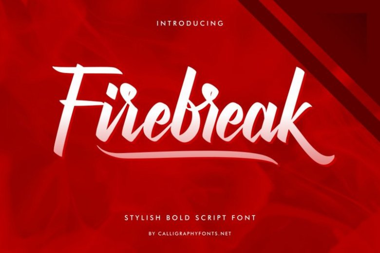 Firebreak Calligraphy Font