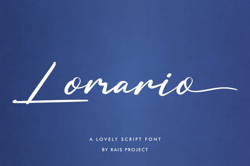 Lomario Calligraphy Font