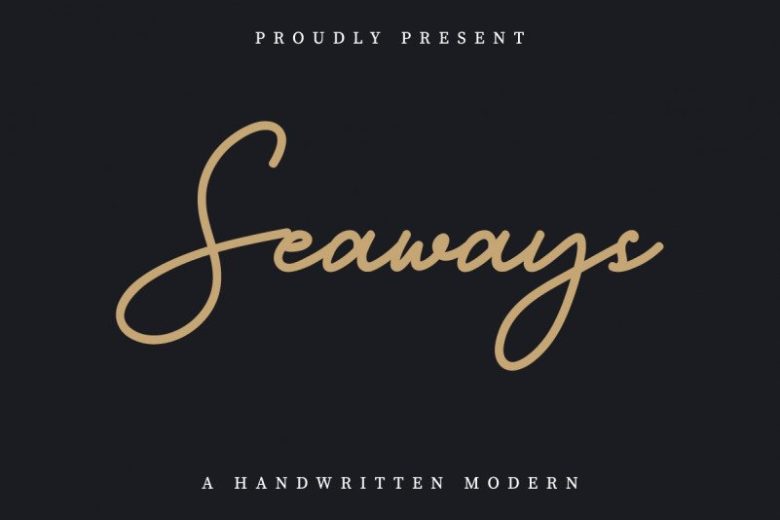 Seaways Handwritten Font