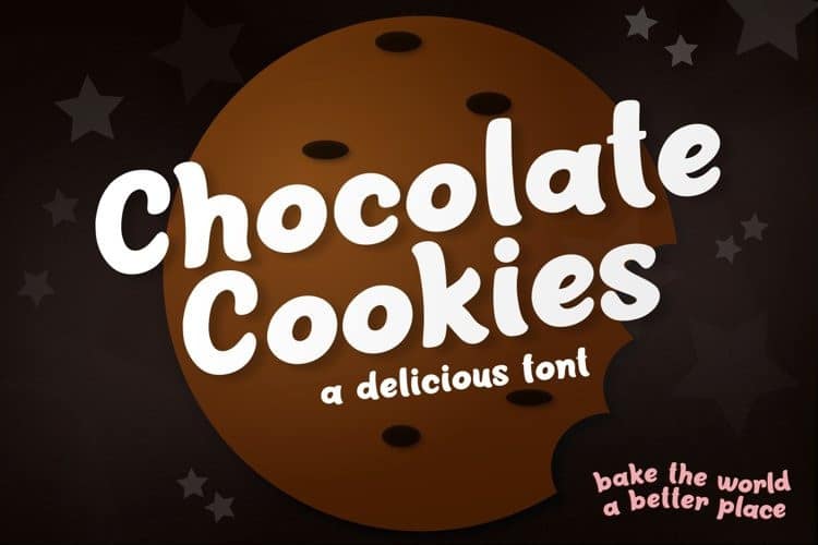chocolate-cookies-font-4
