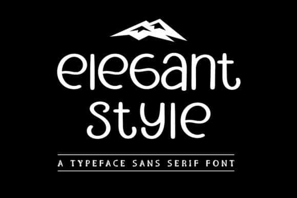 elegant-style-font