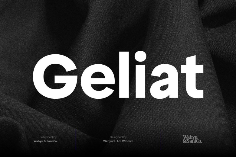 Geliat Sans Serif Font