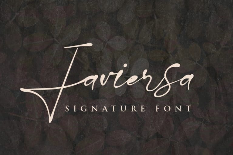 Javiersa Handwritten Font