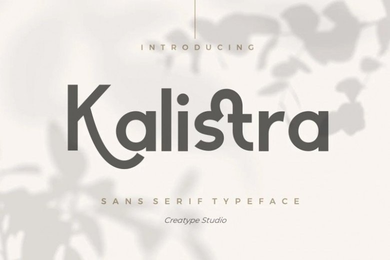 Kalistra Sans Serif Font