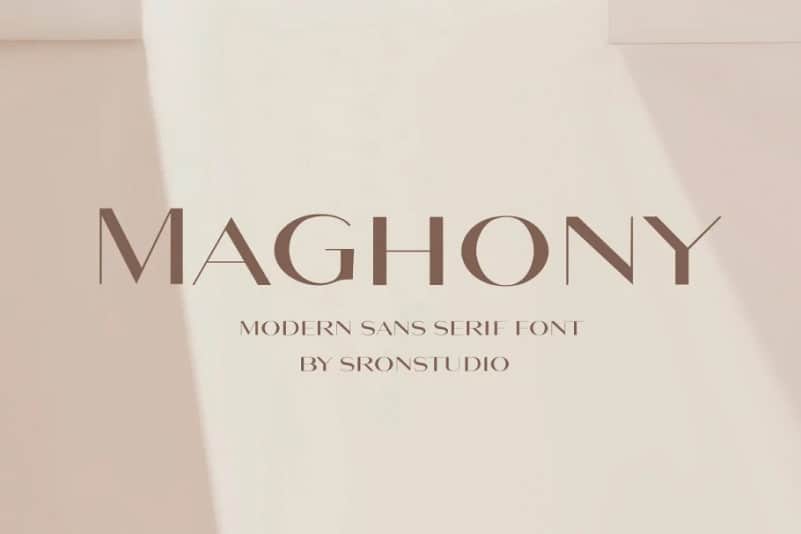 Maghony Sans Serif Font