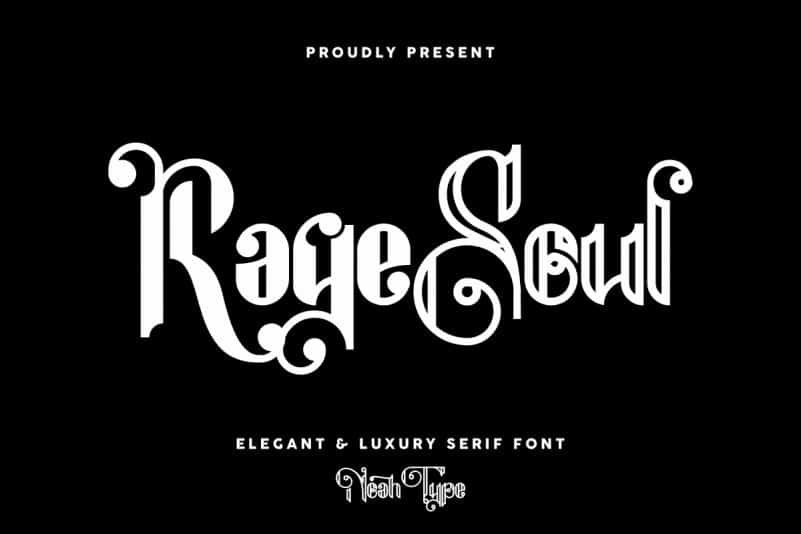 RageSoul Brush Font