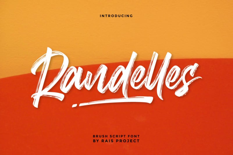 Randelles Brush Font