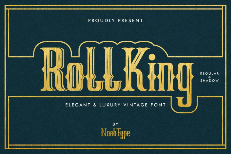 RollKing Display Font