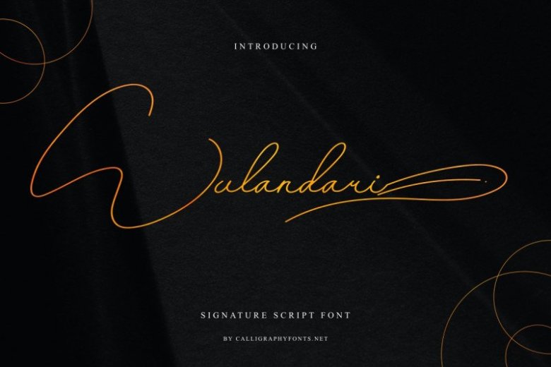 Wulandari Handwriting Font