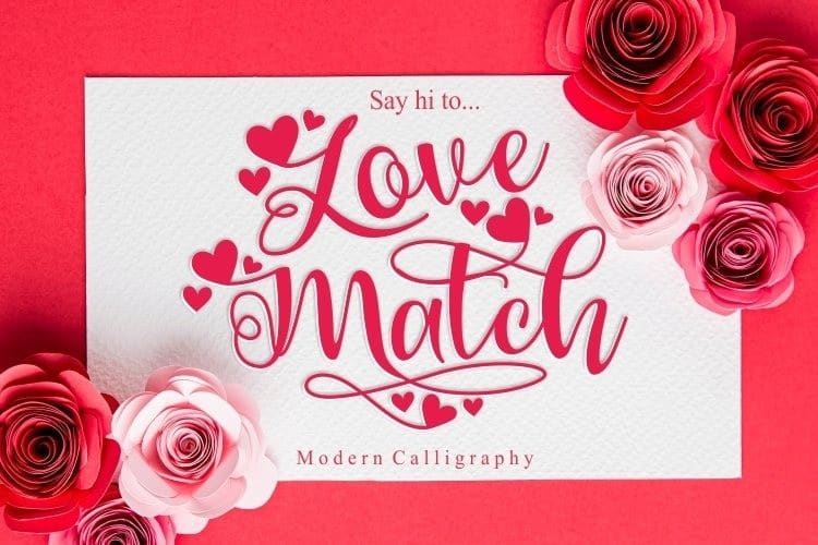 love-match Font