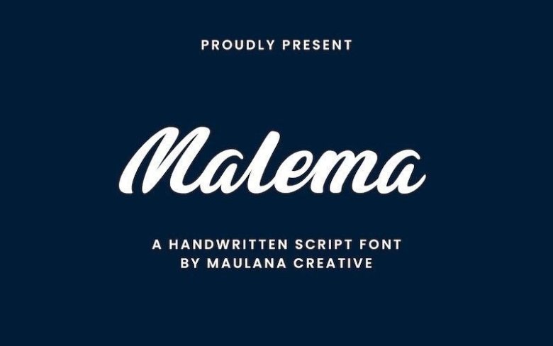 malema-handwritten-font