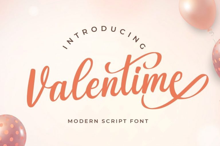 valentime-font