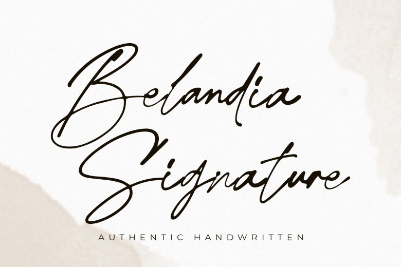 Belandia Signature Script Font