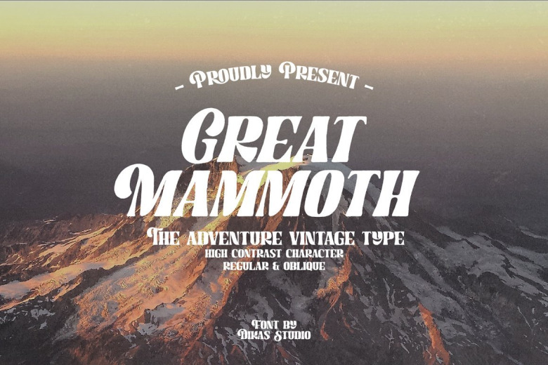 Great Mammoth Font