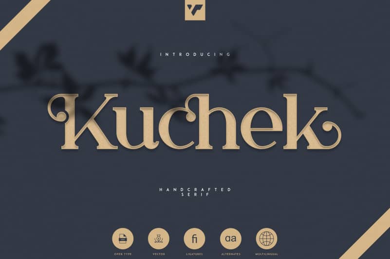 Kuchek – Handcrafted Serif Font