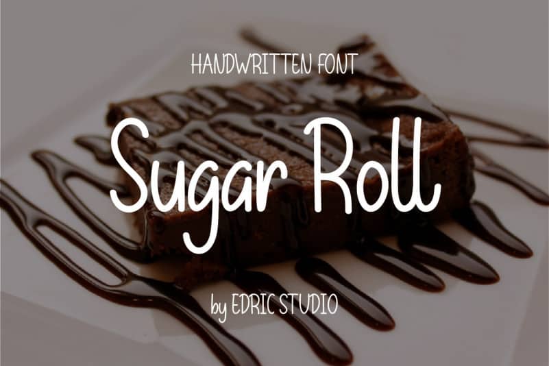 Sugar Roll Handwriting Font
