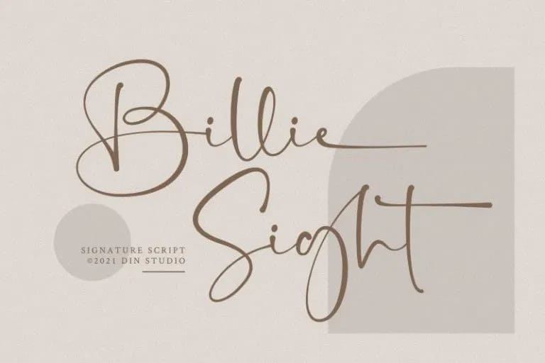 billie-sight Font