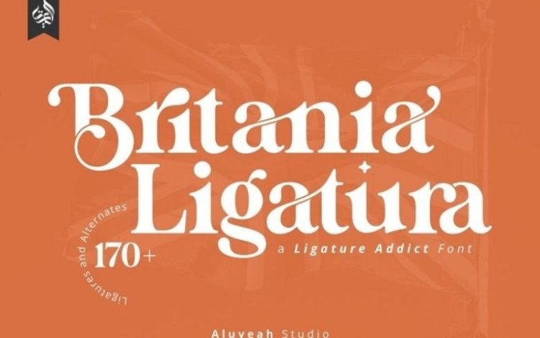 britania-ligatura Font