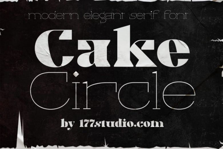 cake-circle-font