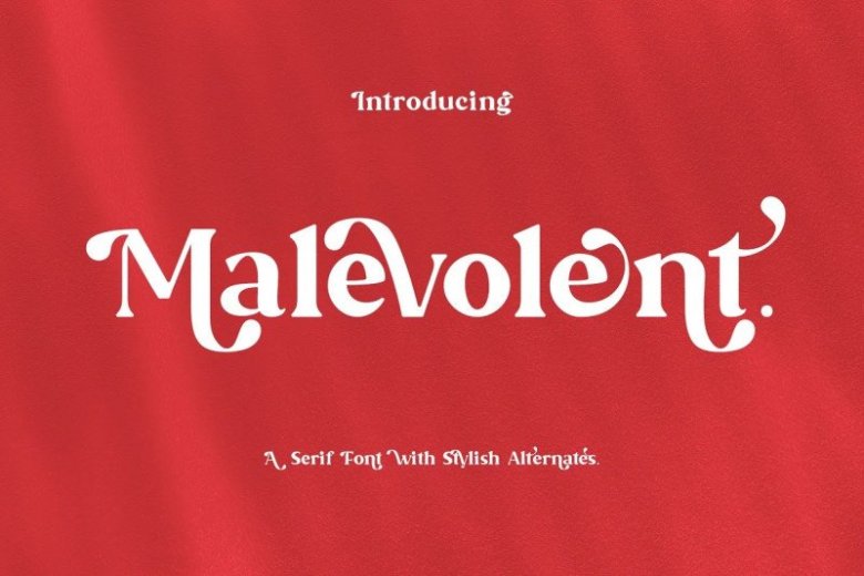 malevolent font