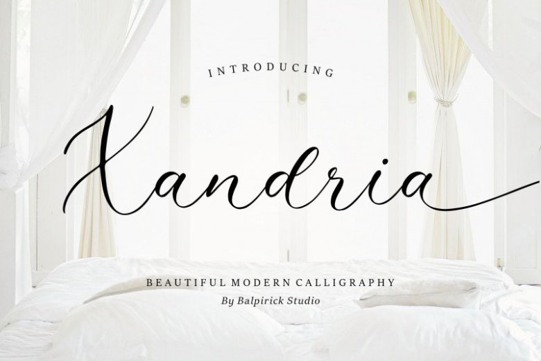 Xandria Calligraphy Font