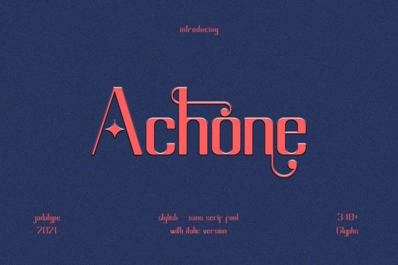 achone-font