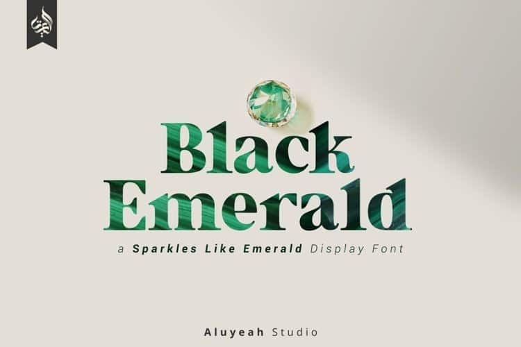 black-emerald-font-4