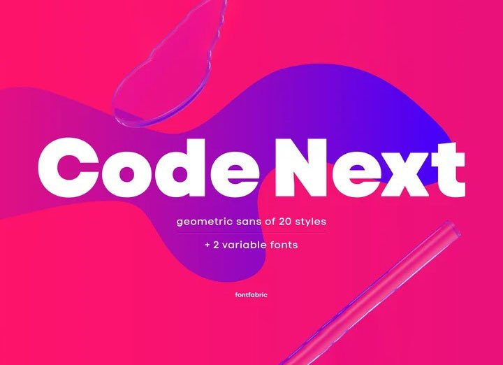 code-next font