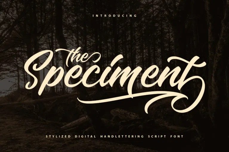 the-speciment-font