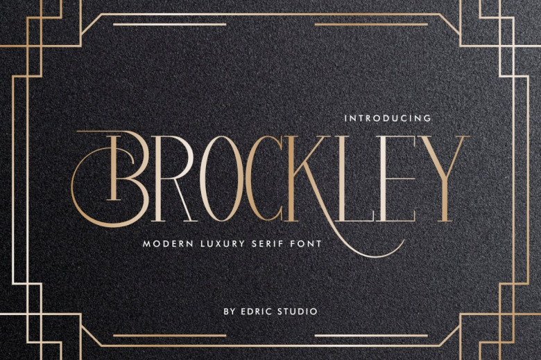 Brockley-Luxury-Serif-Font