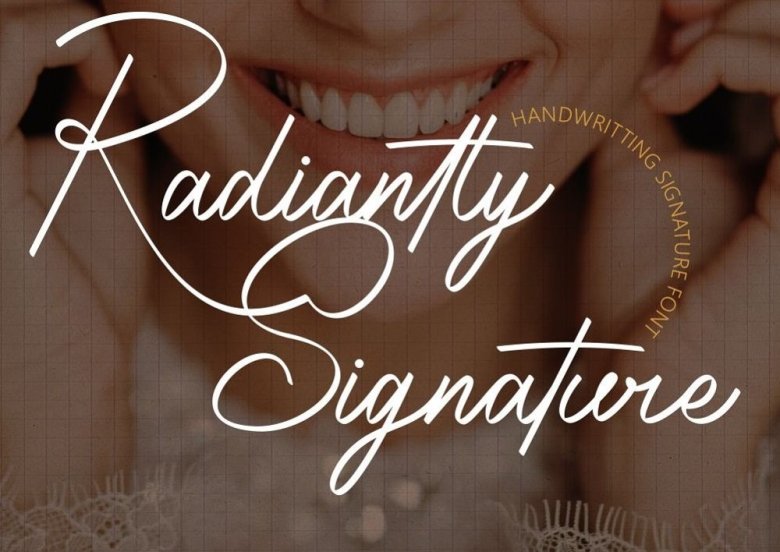 Radiantly Signature Font